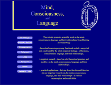 Tablet Screenshot of mind-consciousness-language.com
